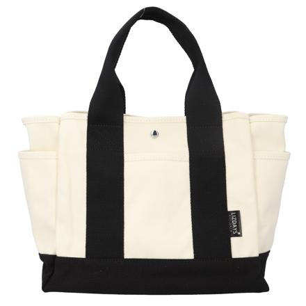 LIZDAYS 2WAYトートバッグ ナチュラル/ブラック