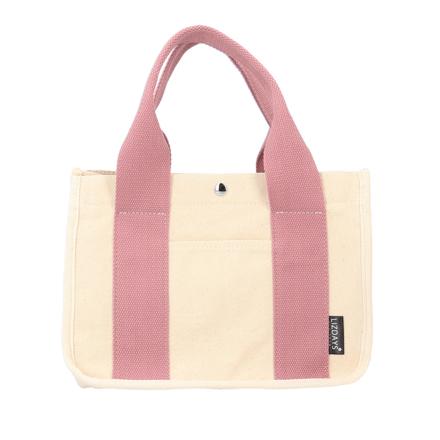 LIZDAYS トートバッグ ナチュラル/ライトピンク
