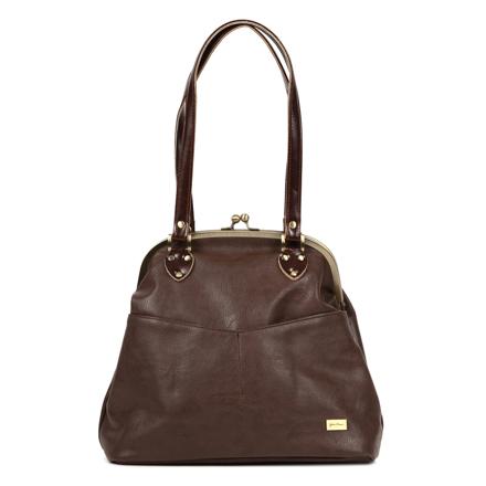 Melody がま口バッグ 85/DARKBROWN