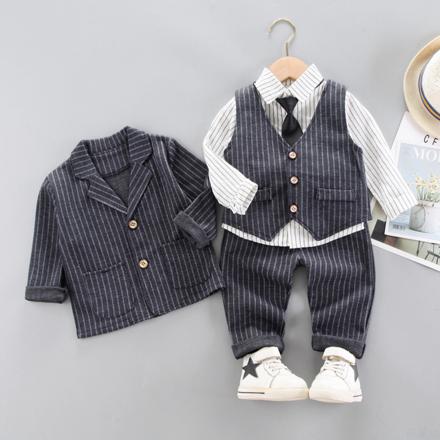 フォーマルスーツ 男の子 5点セット MW604 90CM ネイビー