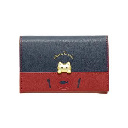 sakana to neko 名刺入れ ネイビー