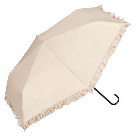 遮光レディース日傘 日傘 クラシックフリル.BE