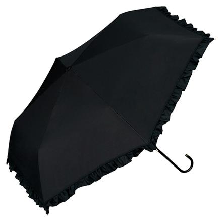 Mini PU Coating Parasol クラシックフリル.BK