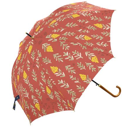 60BJ 耐風 グラスファイバー ジャンプ傘 60cm fallseason/レッド