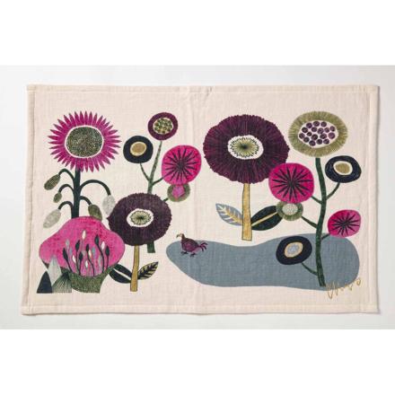 moritaMiW TEATOWEL 花とドードー/あの時の庭