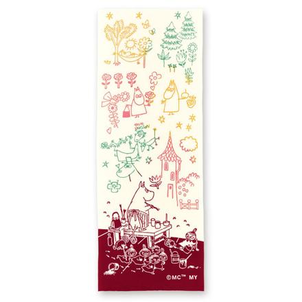 ムーミン 注染手ぬぐい ムーミンママ/落書き