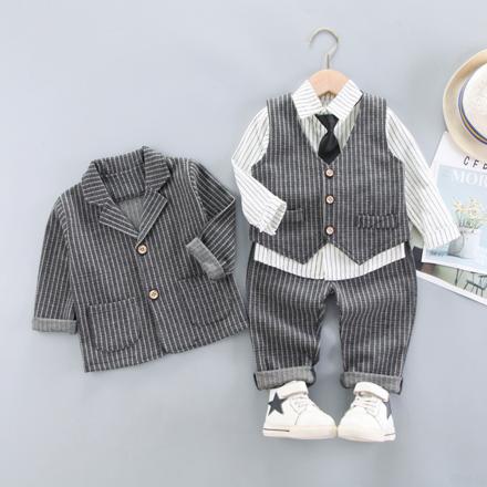 フォーマルスーツ 男の子 5点セット mw604 80CM グレー