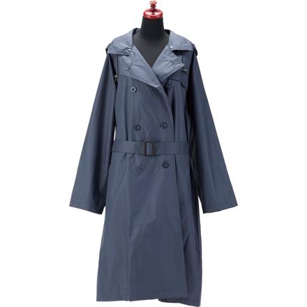 トレンチレインコート ネイビー