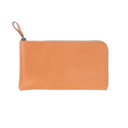 Native Creation 栃木レザー L字ファスナー薄型長財布 NC3749 長財布 ベージュ