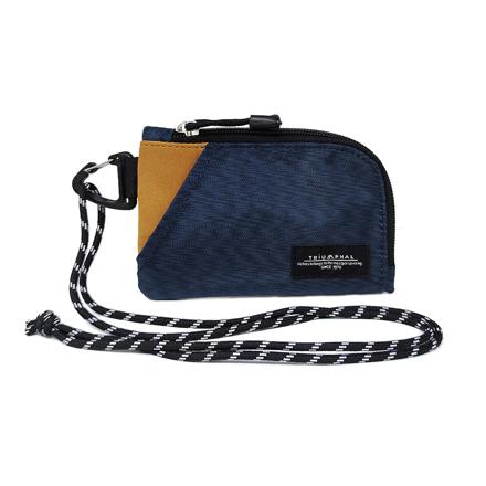 マルチネックポーチ ナイロンXフェイクスエード/NV