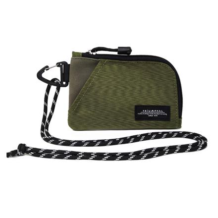 マルチネックポーチ ナイロンXフェイクスエード/KH