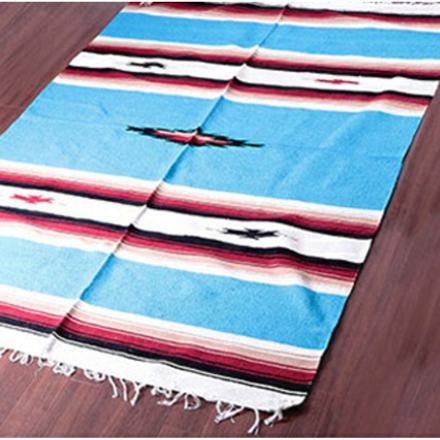 エルパソ ELPASO ニューダイヤモンドブランケット(ラグマット) TURQUOISE