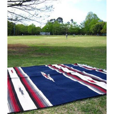 エルパソ ELPASO ニューダイヤモンドブランケット(ラグマット) NAVY