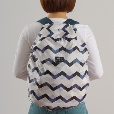 ニフティカラーズ 2way バックパック＆バスケット レインカバー ボックスオフホワイト