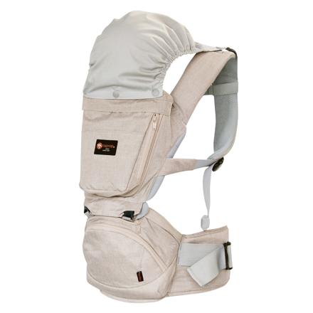 napnap 折りたためるヒップシート Tran ダブルショルダー シープベージュ