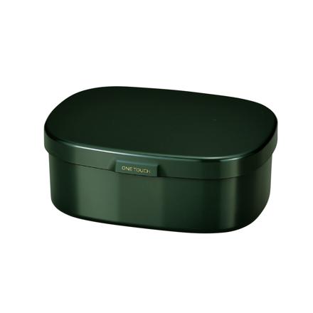 さっと洗えるお弁当箱 L お弁当箱 ダークグリーン