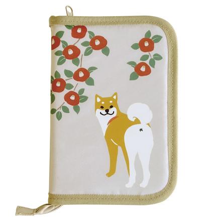おくすり手帳ケース 柴犬・椿