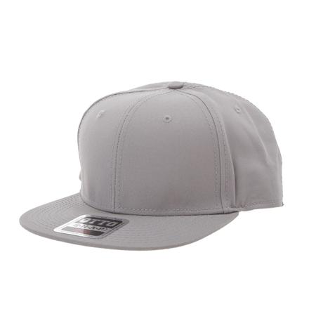 オット OTTO #125-1038 Cotton Twill Round Flat Visor SNAPBACK 5.グレー