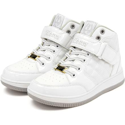 パークアベニュー PA-8132 スニーカー ダンス シューズ 19cm ホワイトシルバー