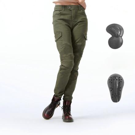 レディース ライダーパンツ pk6024 XS アーミーグリーン