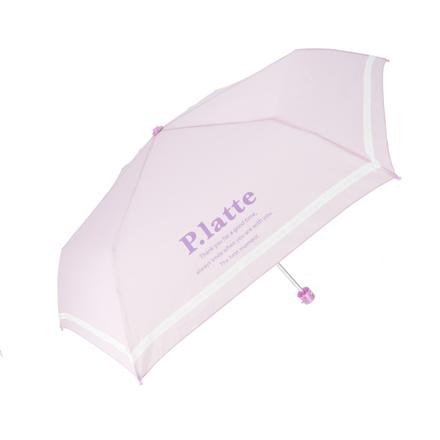 PINK-latte ピンクラテ 折りたたみ傘 55cm パープル