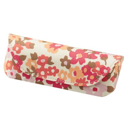 メガネケース 花/ピンクライトピンク
