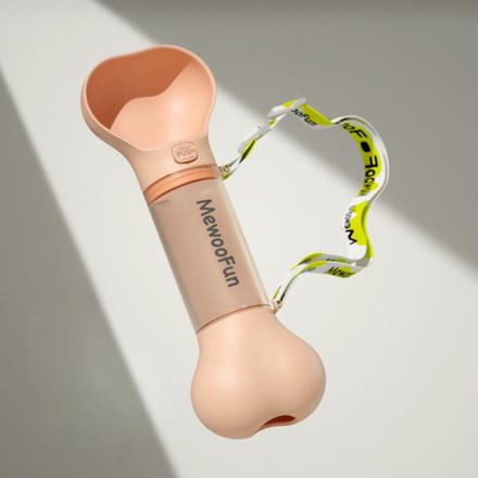 ペット用 ホネ型 給水器 pmyqcb01 ピンク