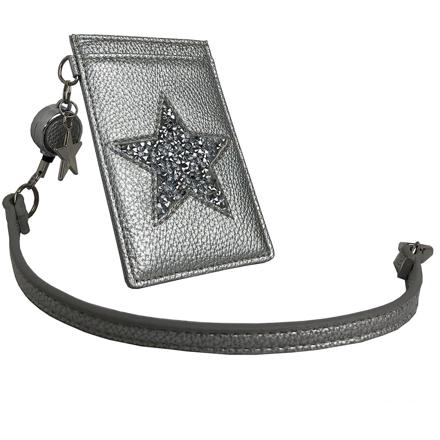 Pisoraro ピソラロ スタージェリーパスケース SILVER