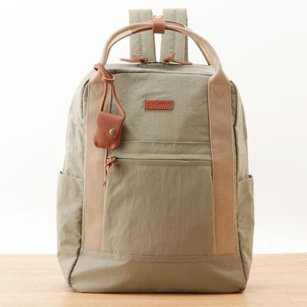 toleur リンクルナイロンBリュック LGY