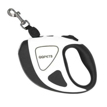 LEDペットリード qqpetsqc9 3M ブラックホワイト