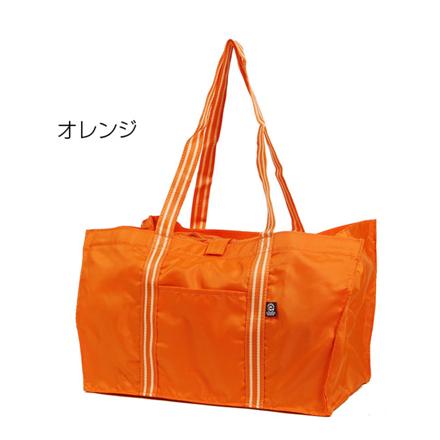 スーパーレジカゴ バッグ ストライプ オレンジ