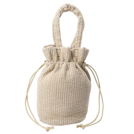 Rename ヌビ ミニ巾着バッグ カフェベージュ