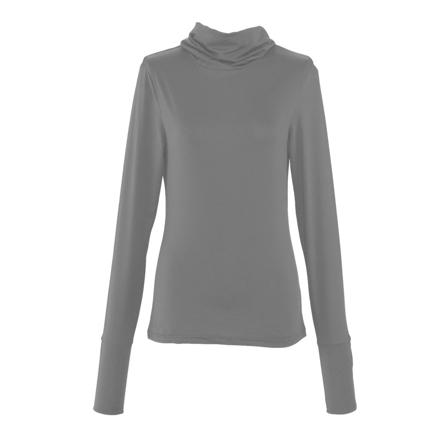 ストレッチUVロング Tシャツ サラリ M-Lサイズ グレー