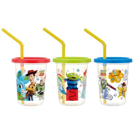 ストロー付タンブラー3個 230ml SIH2ST トイストーリー21