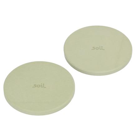 soil ソイル COASTER large circle square circle/まる グリーン
