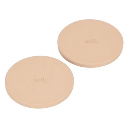 soil ソイル COASTER large circle square circle/まる ピンク