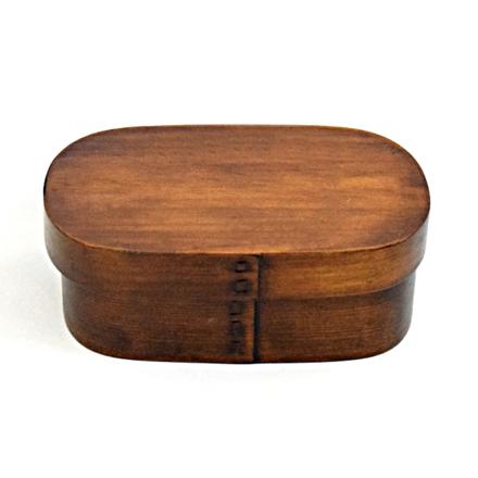 食洗器対応 曲げわっぱ弁当箱 650ml 700ml 650ml ブラウン/摺り