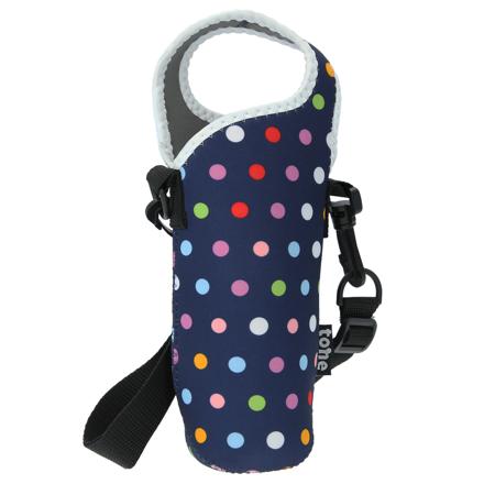 tone トーン ボトルカバーショルダー ドットネイビー