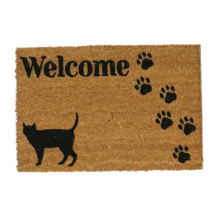 コイヤーマット 玄関マット おでかけキャット