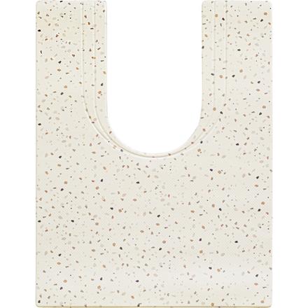 拭けるPVC 耳長トイレマット 80×60 テラゾー