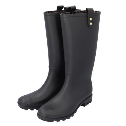 レディース ロングレインブーツ US-4022 M(23.5) ブラック