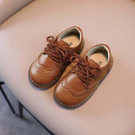 キッズフォーマルシューズ 男 v182 14CM/22 ブラウン