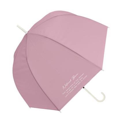 ビニール傘 60cm カラードームビニール ピンク