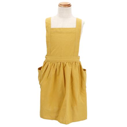 wntqk キッズエプロン Sサイズ イエロー