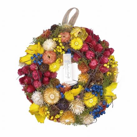 ナチュラル リース Mサイズ 203M.カラフルリース