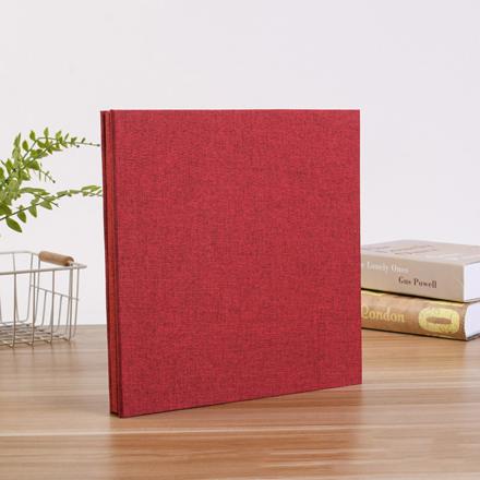 フォトアルバム 粘着タイプ 無地 yalbum5031 レッド