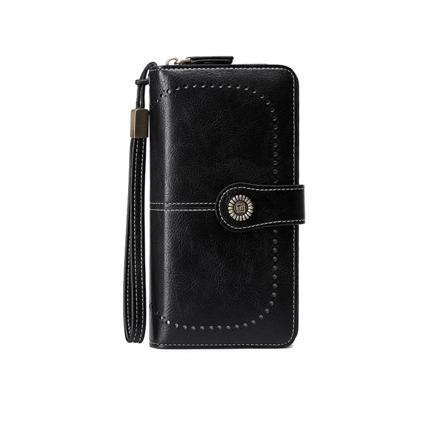 スキミング防止 RFID 長財布 yawallet1660 ブラック