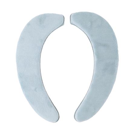 ヨコズナ グラデ 極ふわ 吸着便座シート スモークブルー