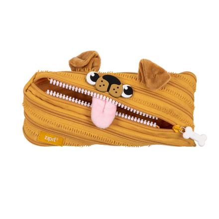ジップイット zipit ペンケース DOG/ベージュ