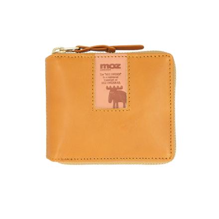 モズ ZNWS-86091 R札入れ キャメルxピンク